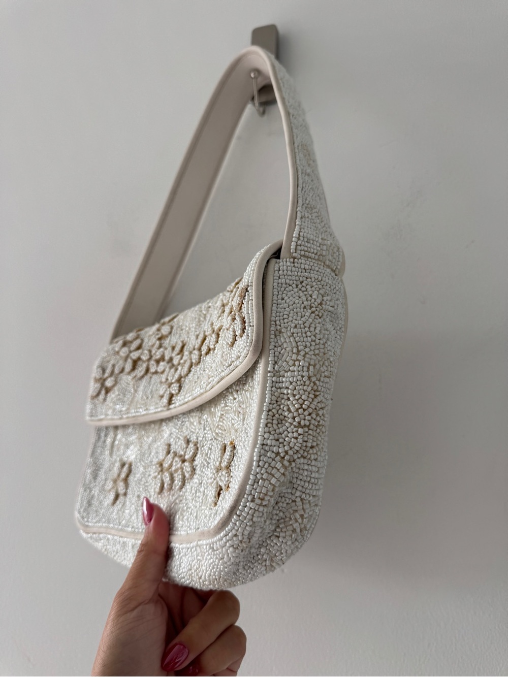 STAUD Garden Party Tommy Beaded Bag - Picture 7 of 8